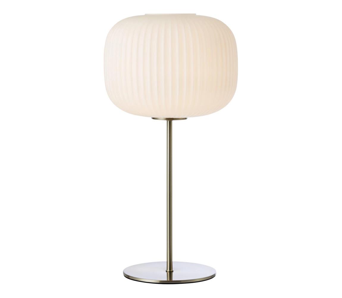 Markslöjd 109007 - Stolná lampa SOBER 1xE27/40W/230V biela/matný chróm 109007
