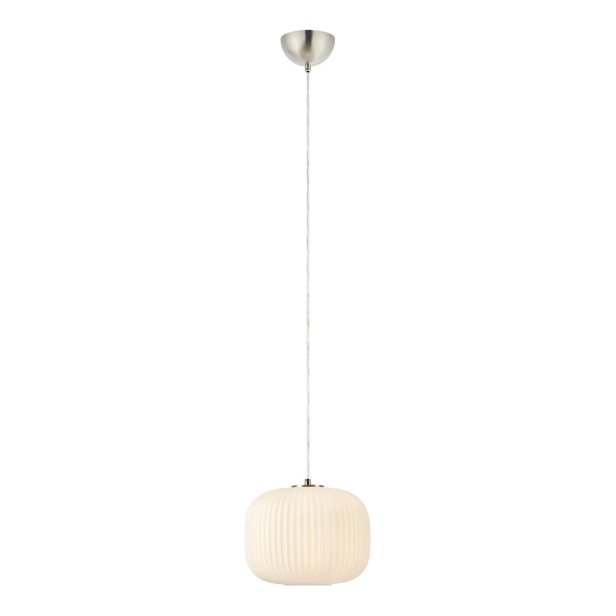 Markslöjd 109008 - Závesné svietidlo na lanku SOBER 1xE27/40W/230V pr. 25 cm matný chróm