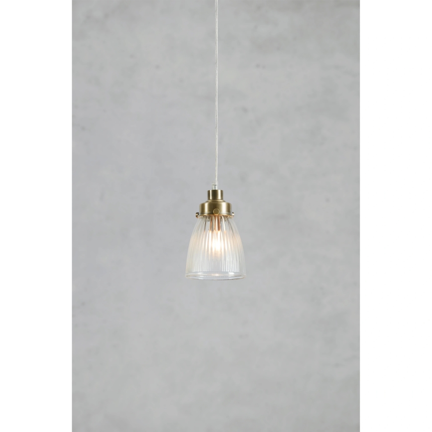 Markslöjd 109010 - Luster s lankom BELLIS 1xE14/40W/230V mosadz