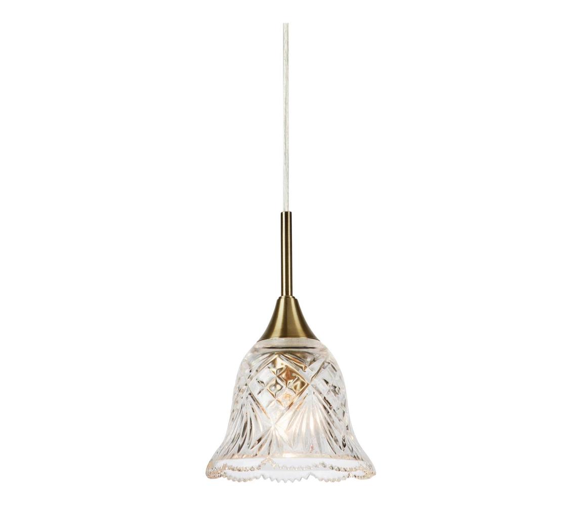 Markslöjd 109011 - Závesný luster LUNA na lanku 1xE14/40W/230V mosadz 109011