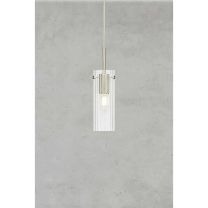 Markslöjd 109013 - Závesný luster TIBIA 1xE14/40W/230V číre/mosadz