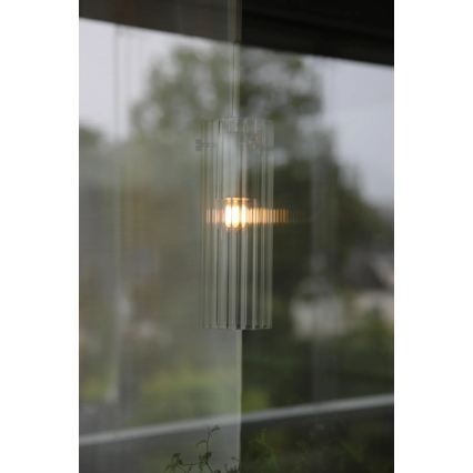 Markslöjd 109013 - Závesný luster TIBIA 1xE14/40W/230V číre/mosadz