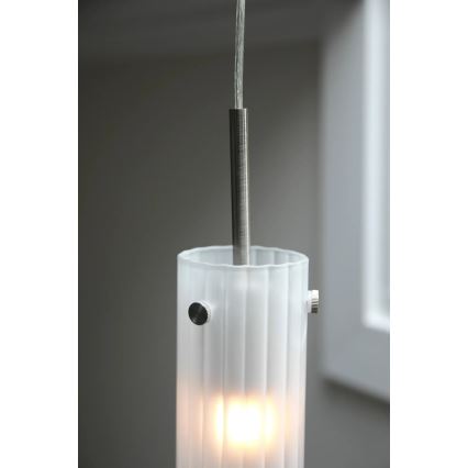 Markslöjd 109014 - Luster na lanko TIBIA 1xE14/40W/230V mosadz