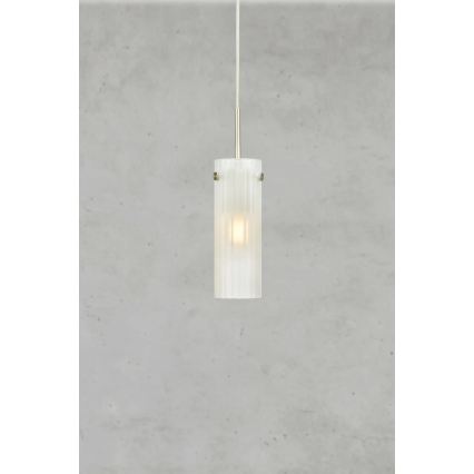 Markslöjd 109014 - Luster na lanko TIBIA 1xE14/40W/230V mosadz