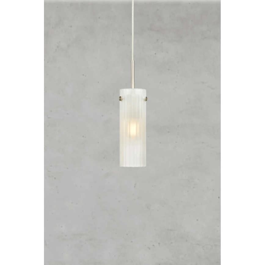 Markslöjd 109014 - Luster na lanko TIBIA 1xE14/40W/230V mosadz