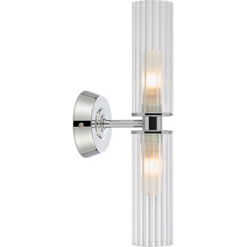 Markslöjd 109027 - Kúpeľňové nástenné svietidlo RIMINI 2xG9/20W/230V IP44 lesklý chróm