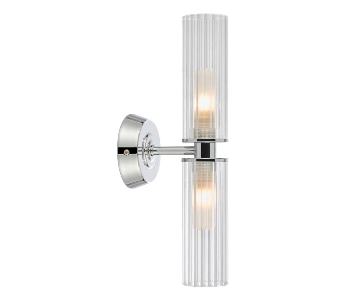 Markslöjd 109027 - Kúpeľňové nástenné svietidlo RIMINI 2xG9/20W/230V IP44 lesklý chróm 109027