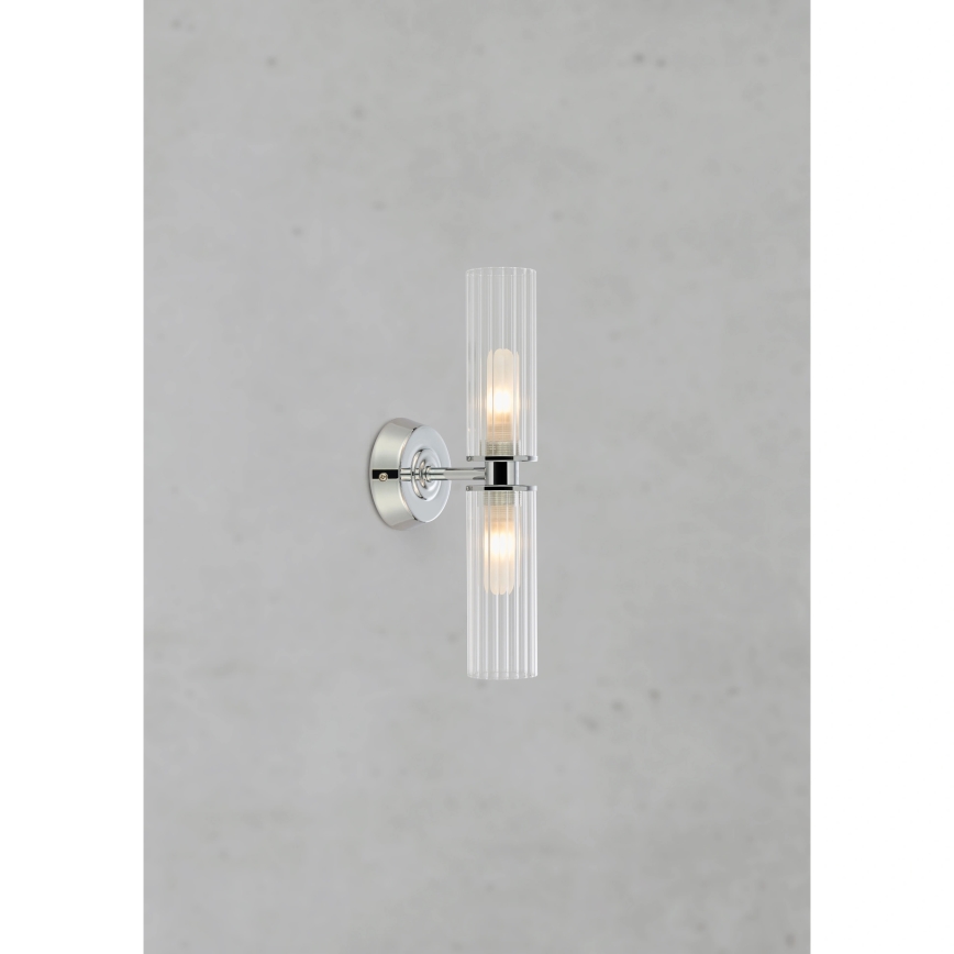 Markslöjd 109027 - Kúpeľňové nástenné svietidlo RIMINI 2xG9/20W/230V IP44 lesklý chróm