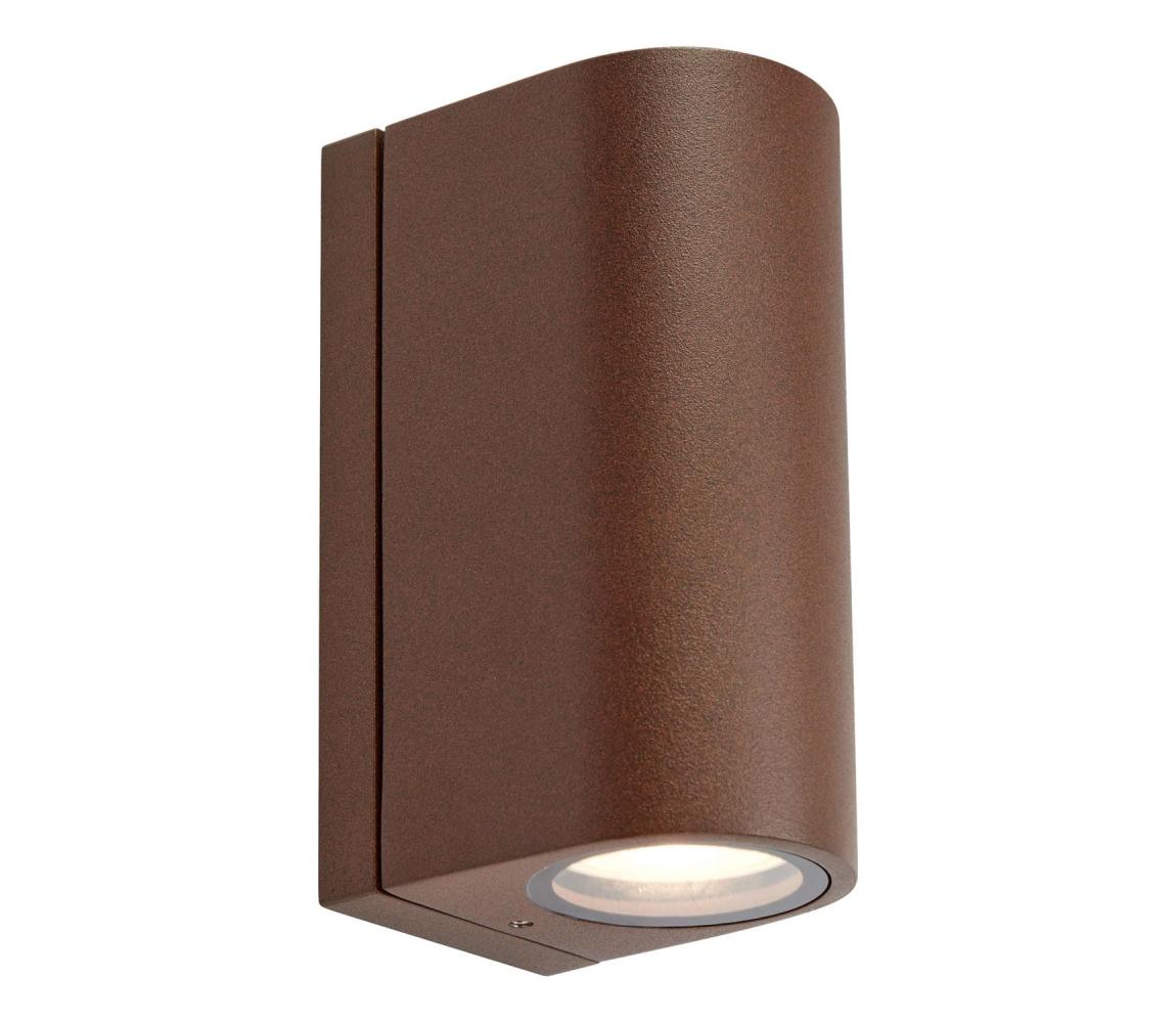 Markslöjd 109111 - LED stmievateľné vonkajšie nástenné svietidlo ALOR 2xLED/4,9W/230V IP65 hnedá 109111
