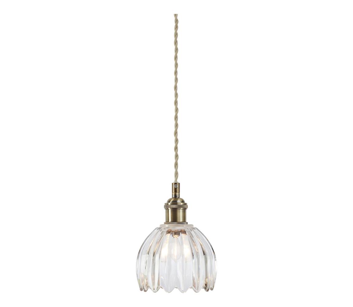 Markslöjd 109136 - Závesné svietidlo na lanku GOTA 1xE14/40W/230V pr. 13 cm mosadz/číre 109136