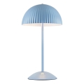 Markslöjd 109140 - Stolová lampa ZIN 2xG9/20W/230V modrá
