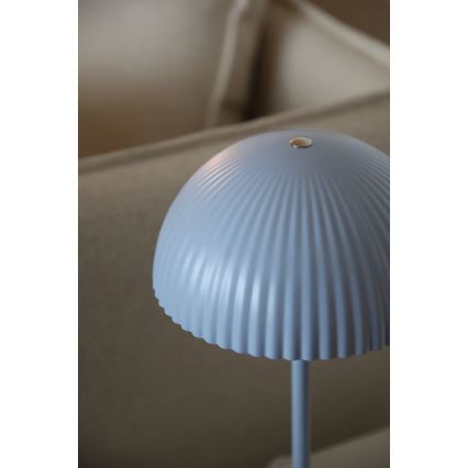 Markslöjd 109140 - Stolová lampa ZIN 2xG9/20W/230V modrá