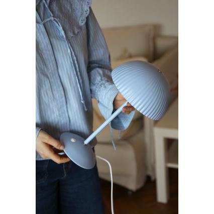 Markslöjd 109140 - Stolová lampa ZIN 2xG9/20W/230V modrá