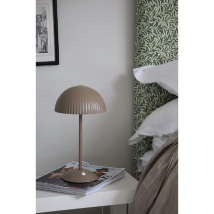 Markslöjd 109141 - Stolná lampa ZIN 2xG9/20W/230V béžová