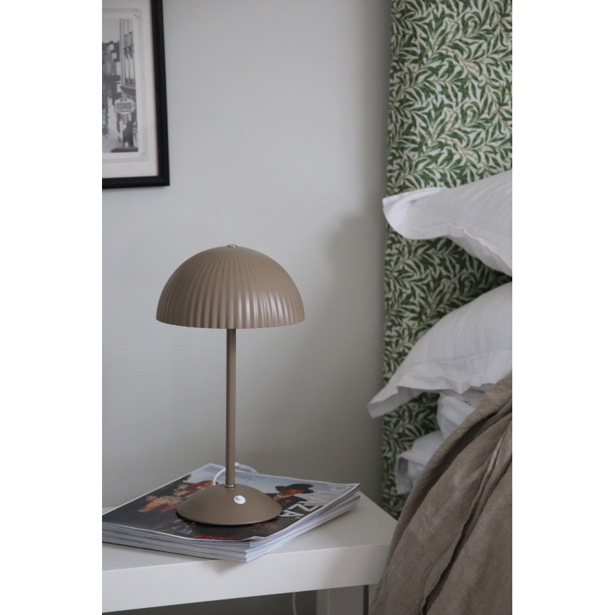 Markslöjd 109141 - Stolná lampa ZIN 2xG9/20W/230V béžová