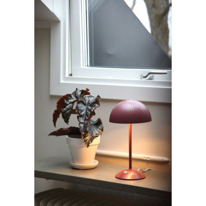 Markslöjd 109142 - Stolná lampa ZIN 2xG9/20W/230V ružová