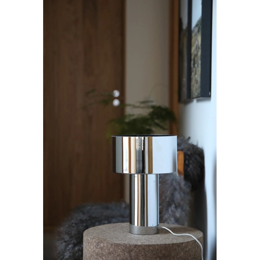 Markslöjd 109144 - Stolná lampa CORIN 1xE27/60W/230V lesklý chróm