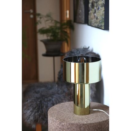 Markslöjd 109145 - stolová lampa CORIN 1xE27/60W/230V zlatá