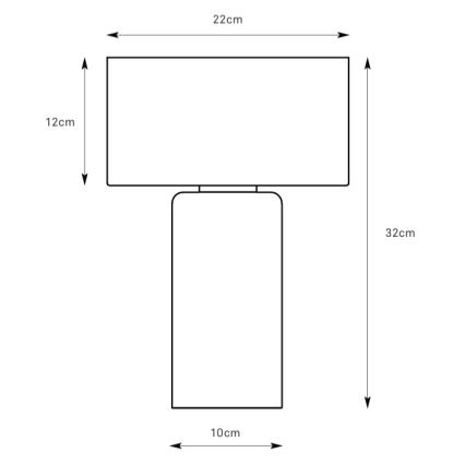 Markslöjd 109145 - stolová lampa CORIN 1xE27/60W/230V zlatá