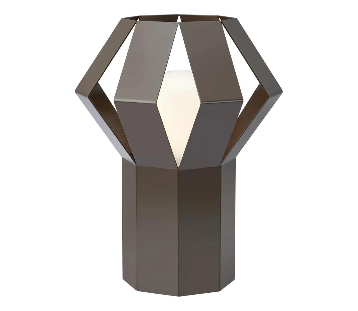 Markslöjd 109148 - Stolná lampa OCTA 1xE27/60W/230V hnedá 109148