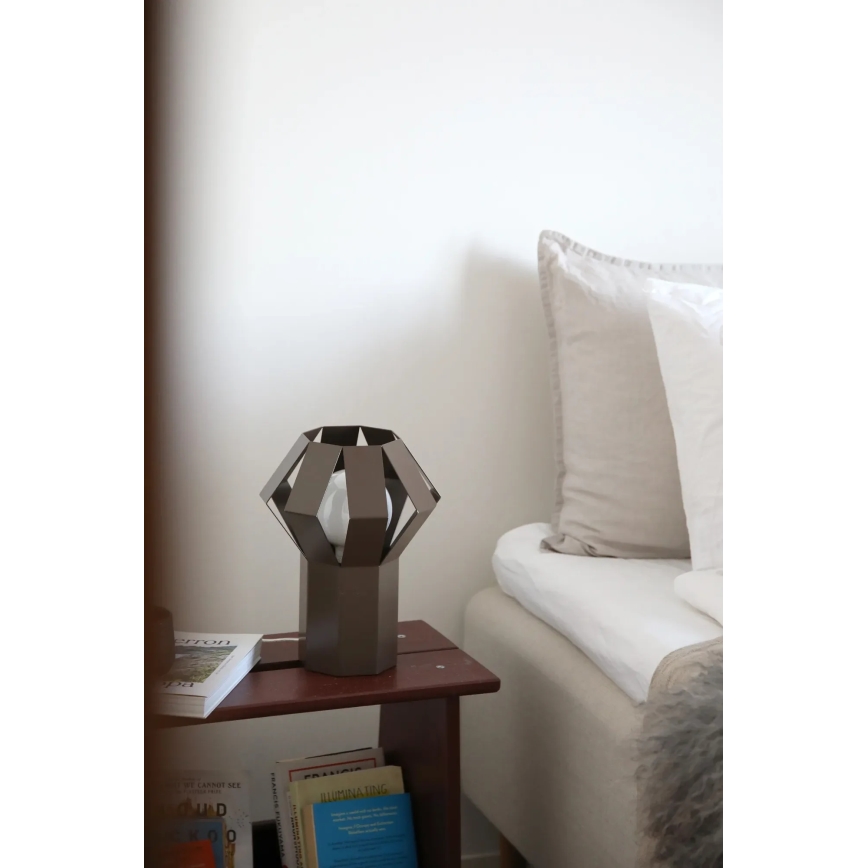 Markslöjd 109148 - Stolná lampa OCTA 1xE27/60W/230V hnedá