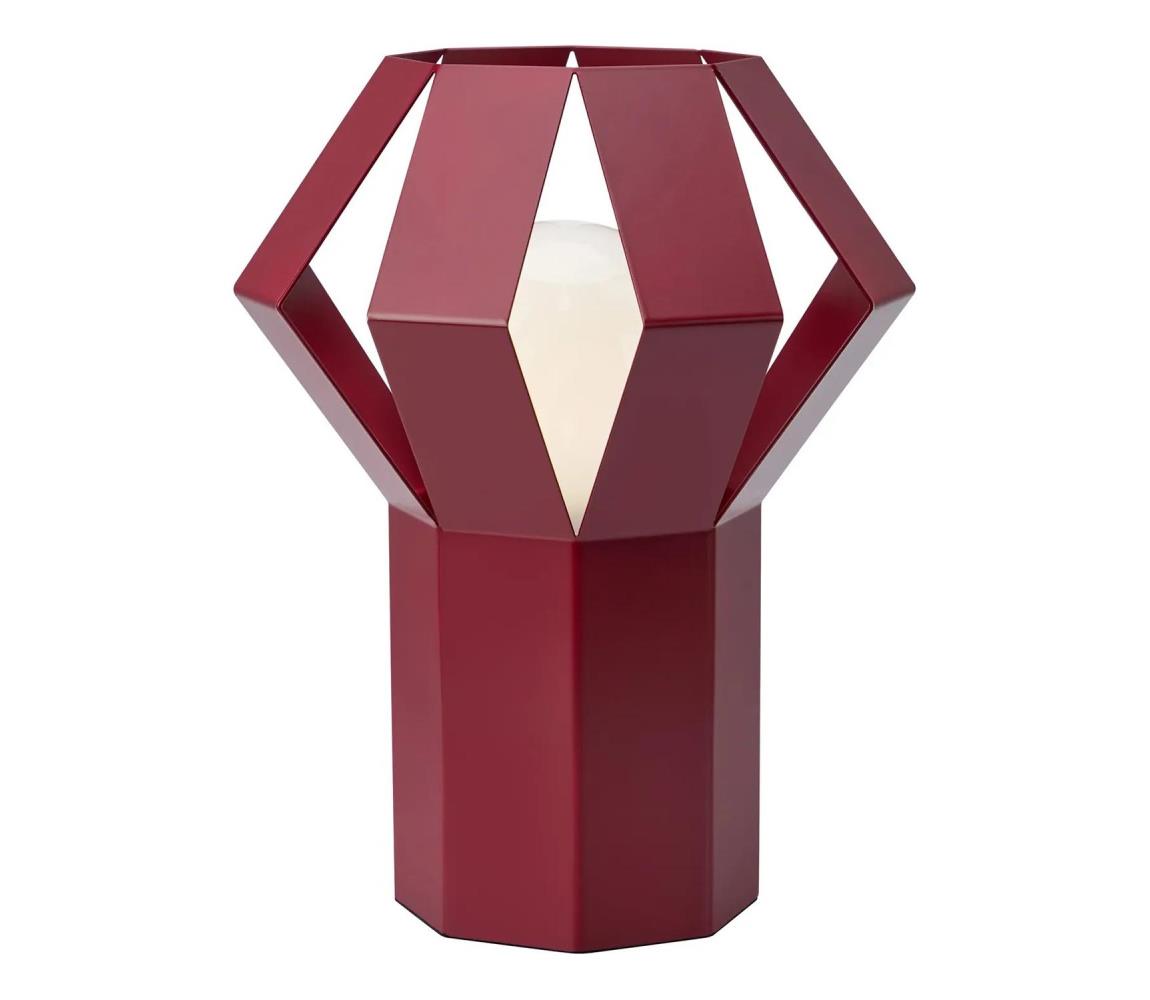 Markslöjd 109150 - Stolná lampa OCTA 1xE27/60W/230V vínová 109150