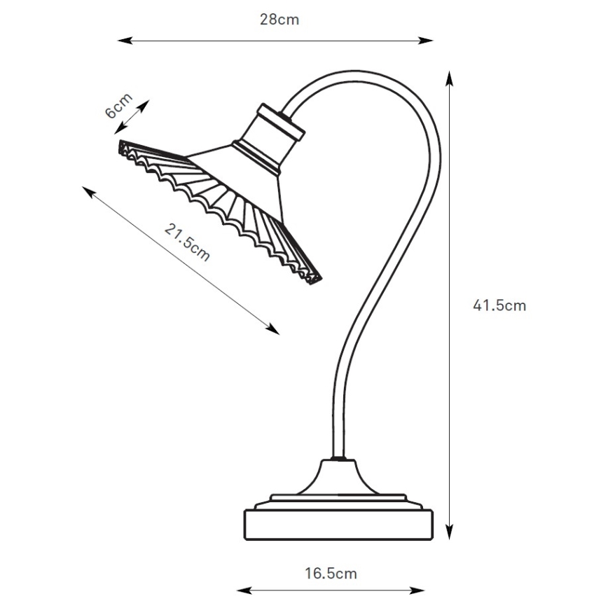 Markslöjd 109151 - Stolová lampa NOVIA 1xE27/60W/230V čierna/dymová sivá