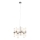 Markslöjd 109154 - Závesný luster ELARA na lane 12xE14/40W/230V priemer 60 cm matný chróm
