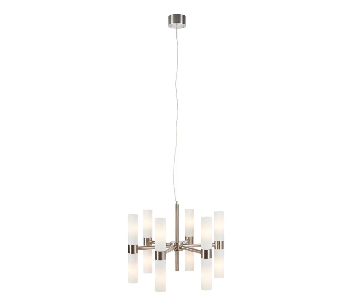 Markslöjd 109154 - Závesný luster ELARA na lane 12xE14/40W/230V priemer 60 cm matný chróm 109154