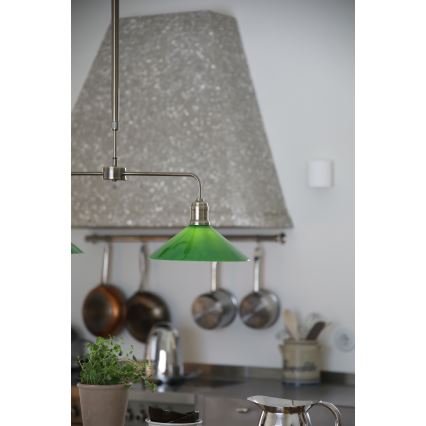 Markslöjd 109161 - Luster na tyči VELA 2xE27/60W/230V zelená/mosadz