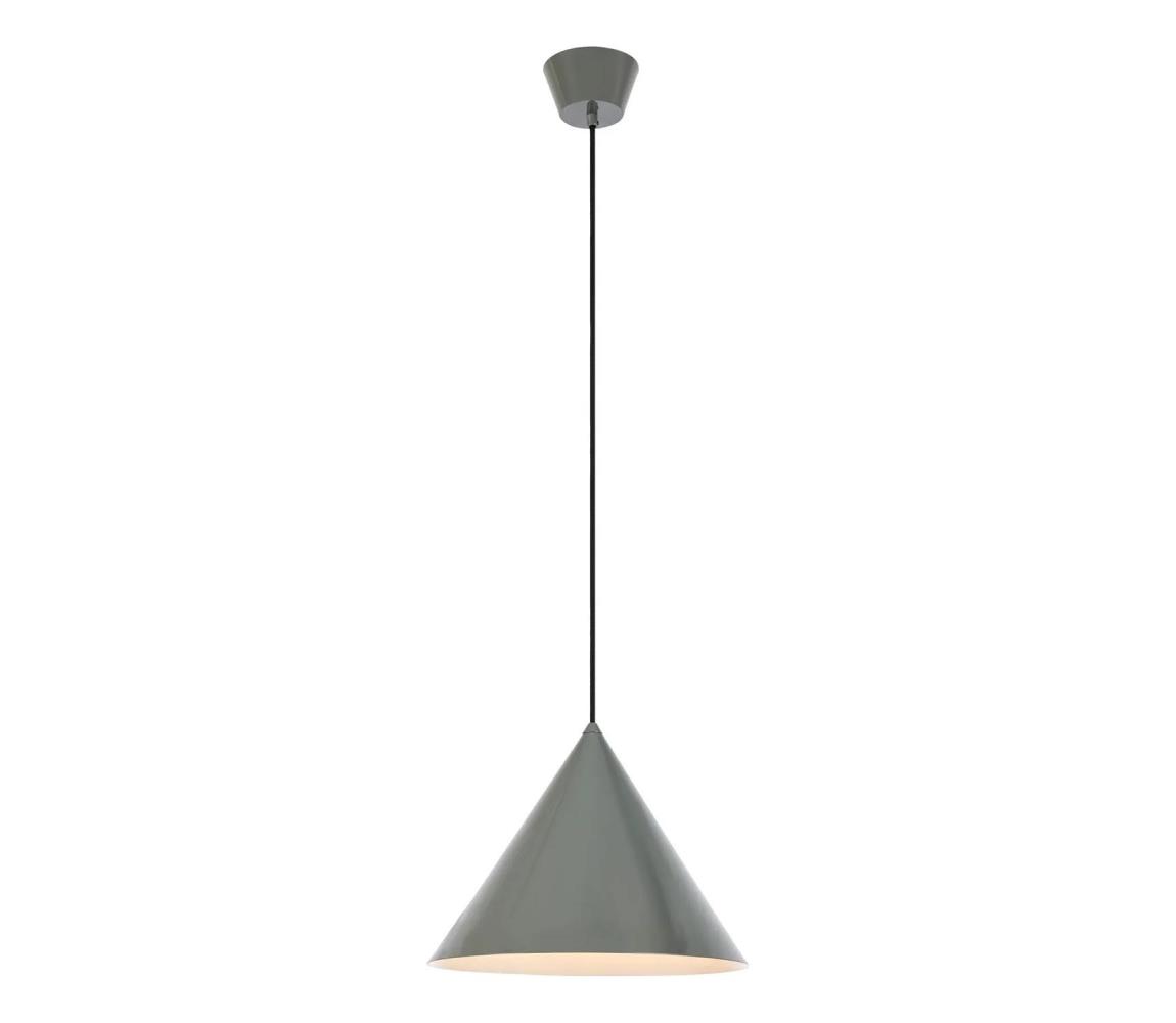 Markslöjd 109162 - Závesný luster na lanku TIP 1xE27/60W/230V pr. 37,5 cm sivý 109162