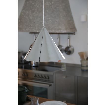 Markslöjd 109163 - Závesný luster na lanku TIP 1xE27/60W/230V priemer 37,5 cm, lesklý chróm