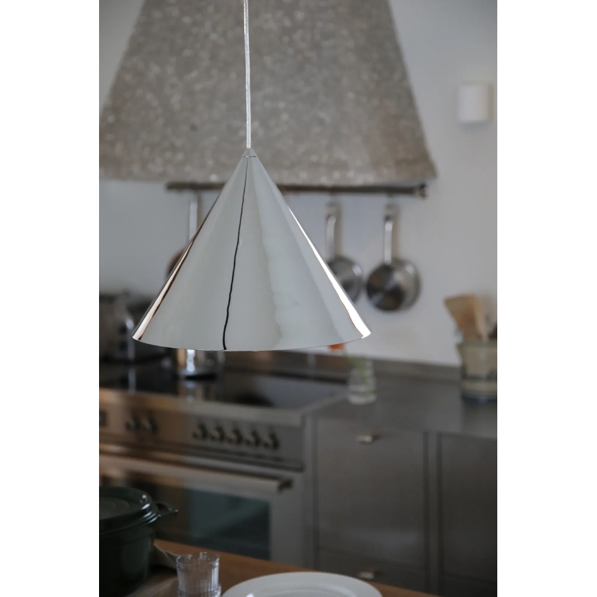 Markslöjd 109163 - Závesný luster na lanku TIP 1xE27/60W/230V priemer 37,5 cm, lesklý chróm