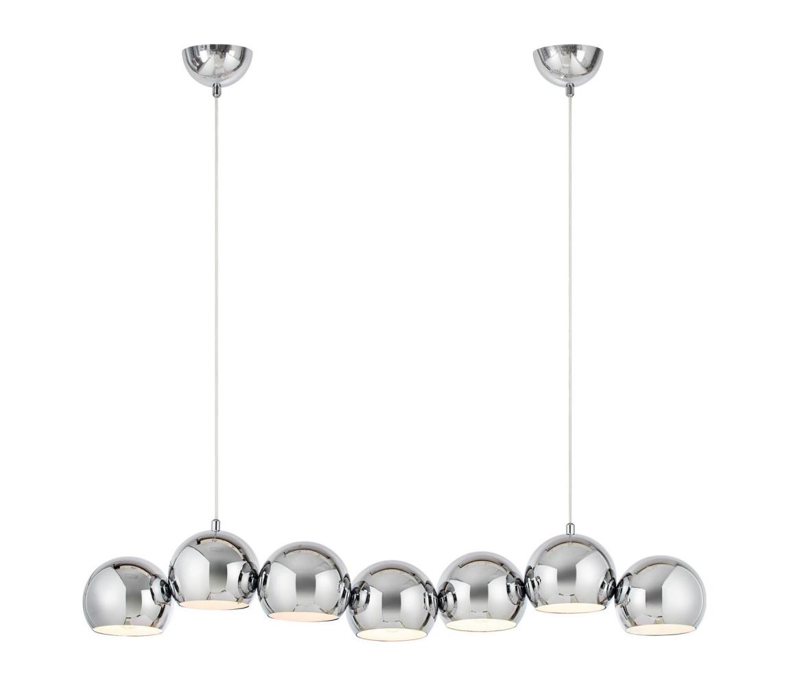Markslöjd 109168 - Luster na lankách CUPOLO 7xE14/40W/230V lesklý chróm 109168