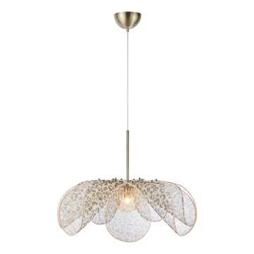 Markslöjd 109170 - Závesný luster STYRKA na lanku 1xE27/40W/230V, pr. 75 cm, béžový