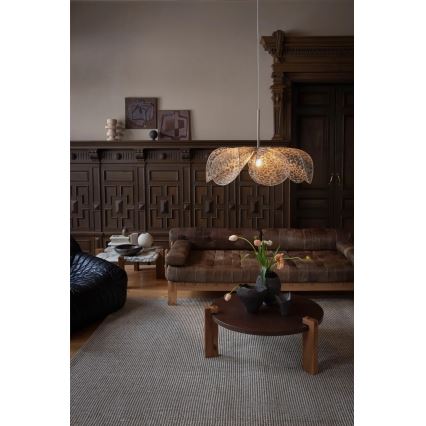 Markslöjd 109170 - Závesný luster STYRKA na lanku 1xE27/40W/230V, pr. 75 cm, béžový