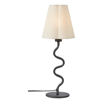 Markslöjd 109171 - Stolová lampa VEYA 1xE14/40W/230V ľan/čierna