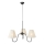 Markslöjd 109172 - Luster na lanku VEYA 3xE14/40W/230V priemer 90 cm ľan/čierna