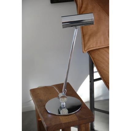 Markslöjd 109184 - LED stmievateľná stolná lampa ARLO LED/4,9W/230V lesklý chróm