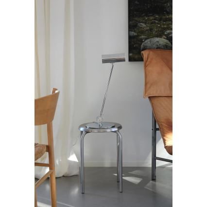 Markslöjd 109184 - LED stmievateľná stolná lampa ARLO LED/4,9W/230V lesklý chróm
