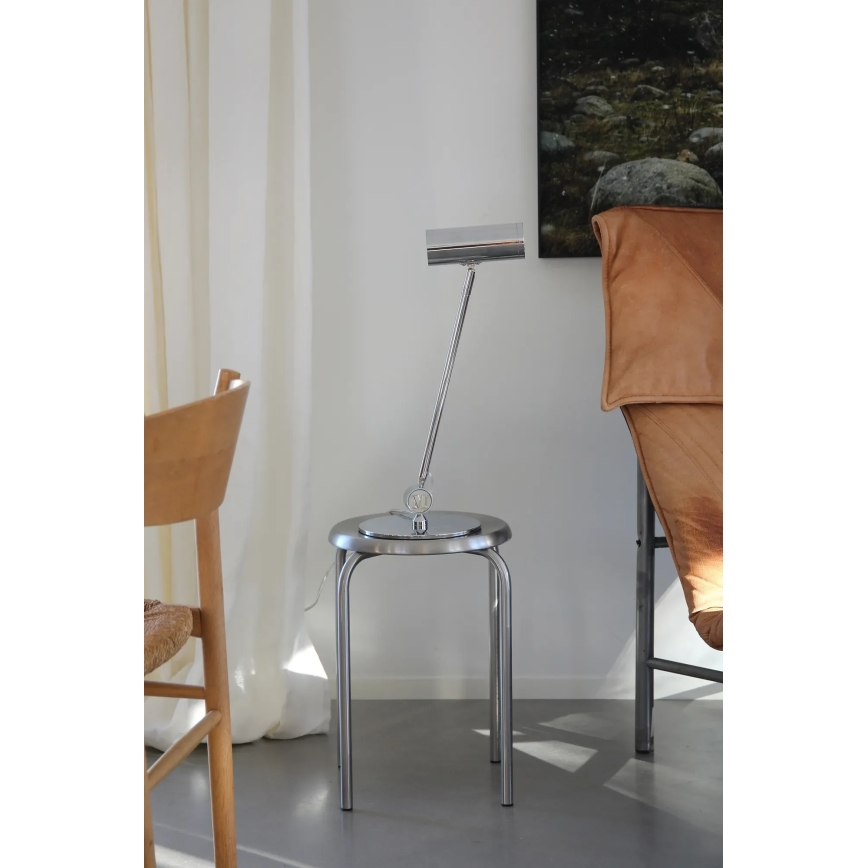 Markslöjd 109184 - LED stmievateľná stolná lampa ARLO LED/4,9W/230V lesklý chróm