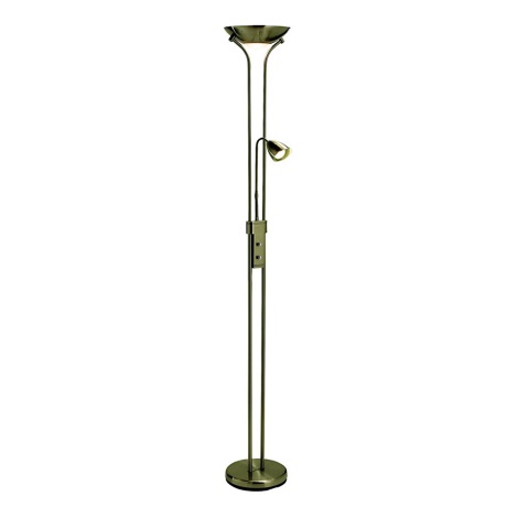 Markslöjd 111247 - Stmievateľná stojacia lampa DETROIT 1xR7s/230W+ 1xGU10/35W/230V bronz