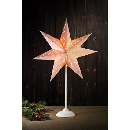 Markslöjd 700119 - Vianočná dekorácia ARATORP 1xE14/25W/230V biela