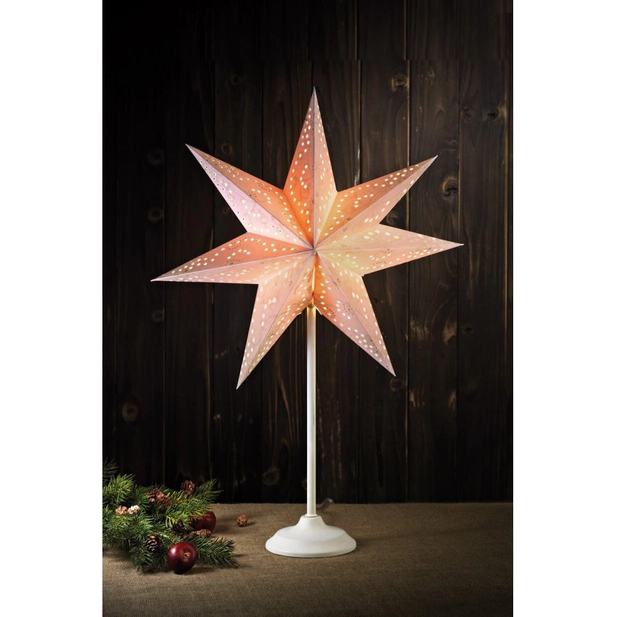 Markslöjd 700119 - Vianočná dekorácia ARATORP 1xE14/25W/230V biela