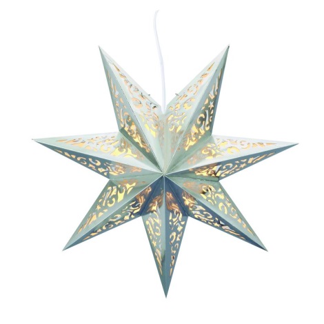 Markslöjd 700555 - Vianočná dekorácia VALLBY E14/25W/230V hviezda 45 cm
