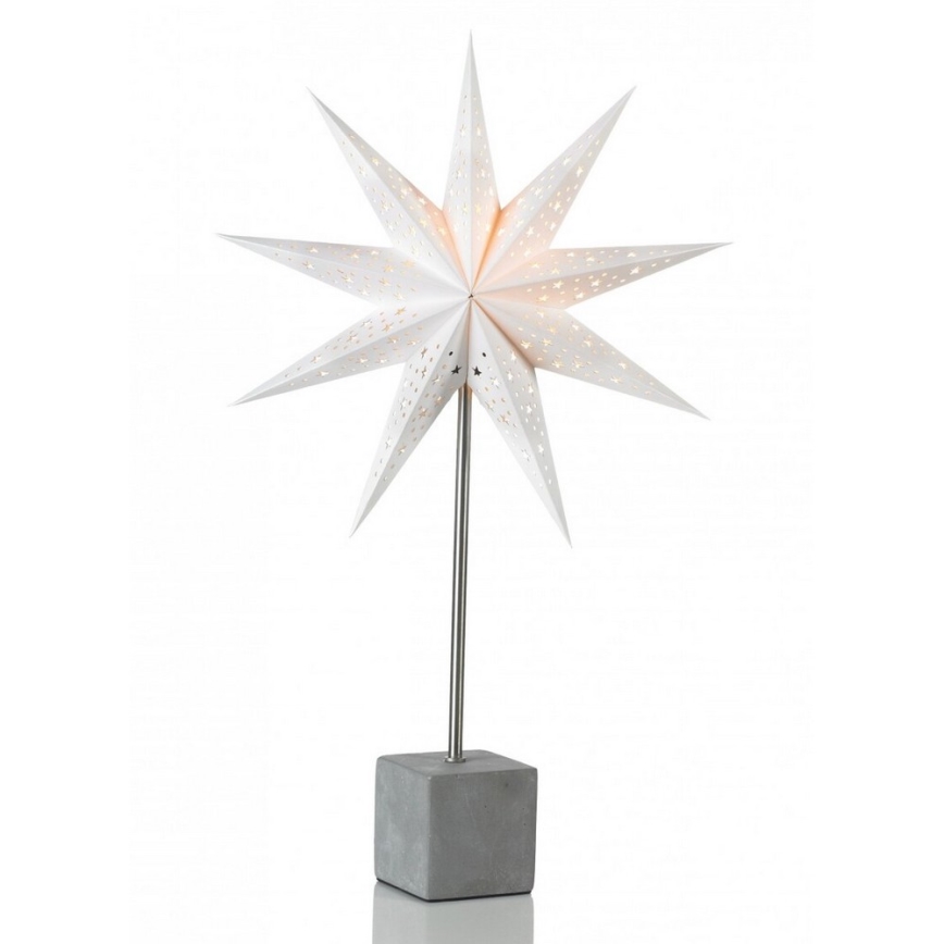 Markslöjd 702469 - Vianočná dekorácia HARD 1xE14/25W/230V biela