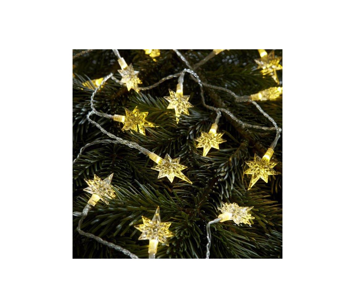 Markslöjd 702935 - LED  reťaz STJÄRNA 20xLED/3xAA 1,9m teplá biela 702935