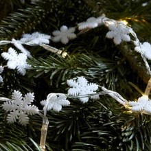 Markslöjd 702942 - LED Vianočná reťaz SNÖSTJÄRNA 20xLED 2,2m teplá biela