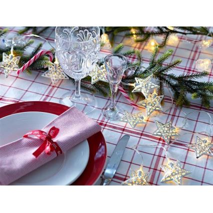 Markslöjd 703173 - LED Vianočná reťaz LILLAN LED/3xAA 2,1m teplá biela