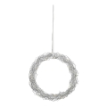 Markslöjd 703442 - LED Vianočná dekorácia JULLE 30xLED/0,03W/3xAA strieborná